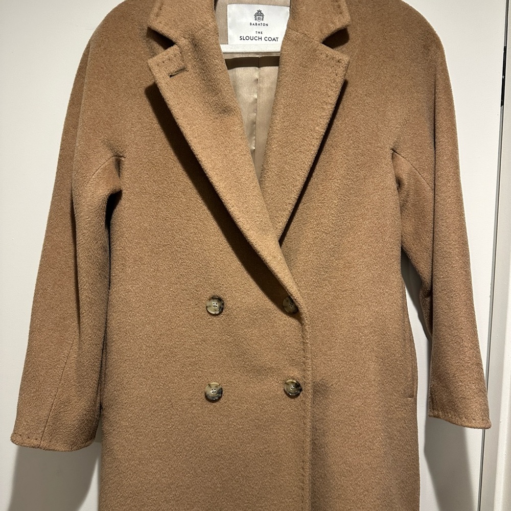Aritzia Babaton The Slouch Coat (Re-Camel wool) - Picture 6 of 12